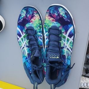 Womens ASICS training athletic shoes.